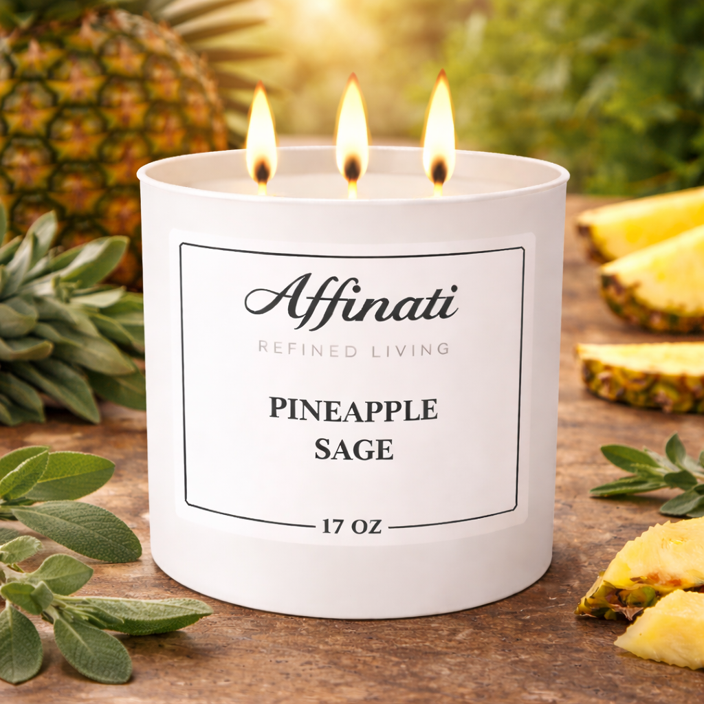 3-Wick Pineapple Sage Candle