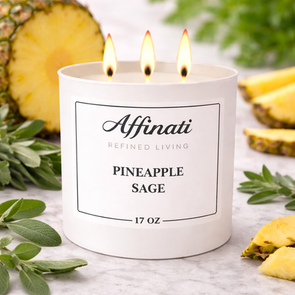 3-Wick Pineapple Sage Candle