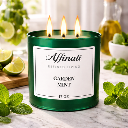 3-Wick Garden Mint Candle