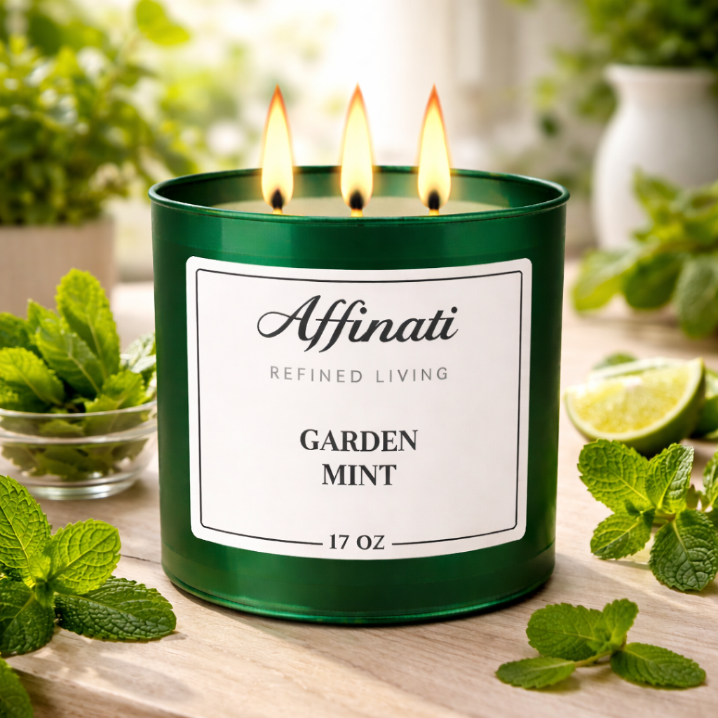 3-Wick Garden Mint Candle