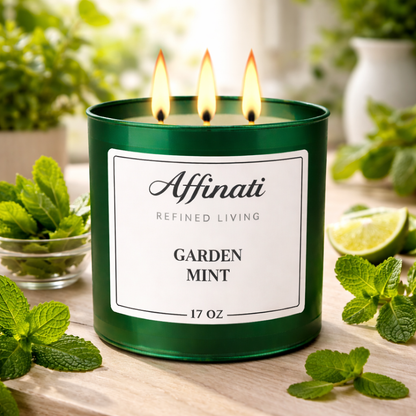 3-Wick Garden Mint Candle