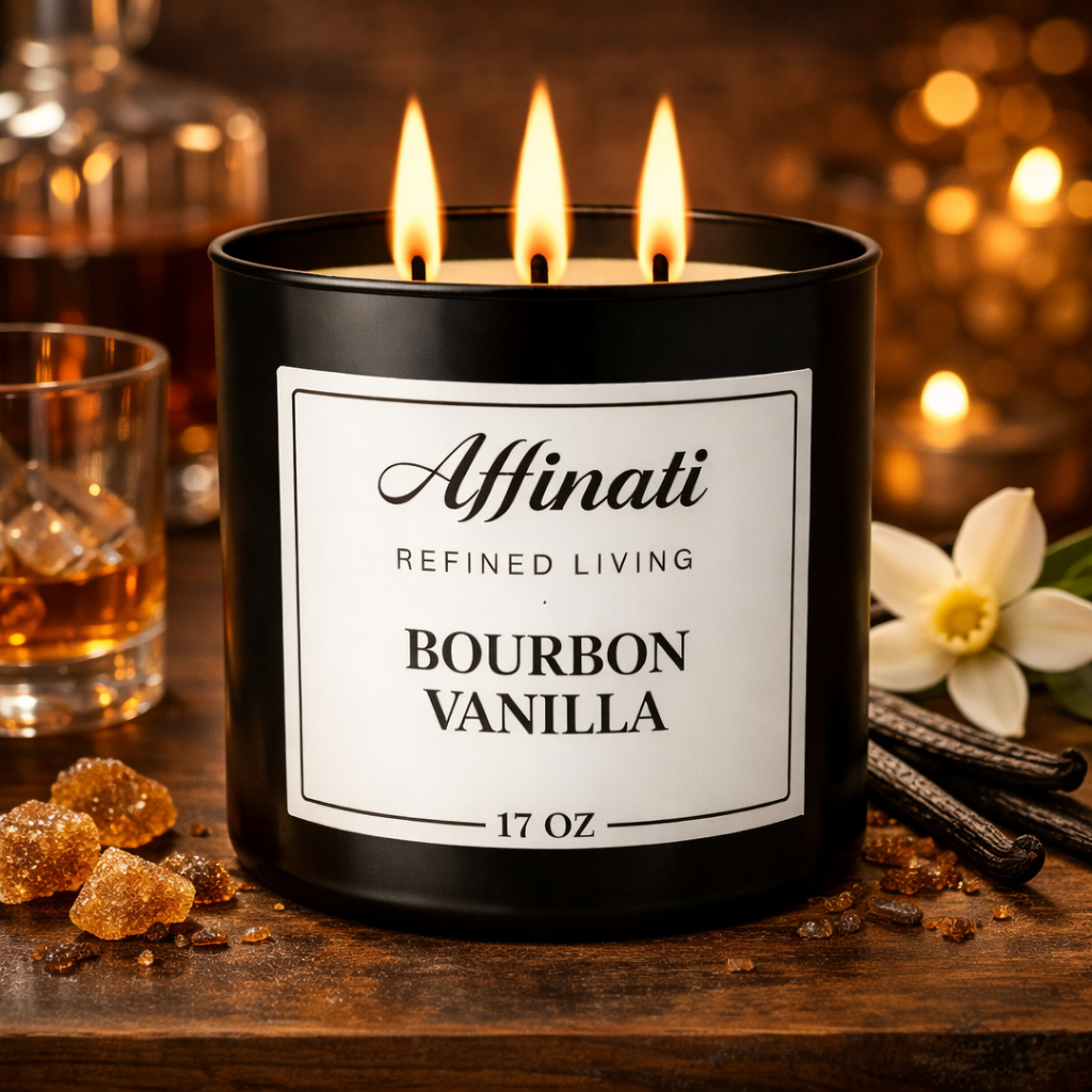 3-Wick Bourbon Vanilla Candle