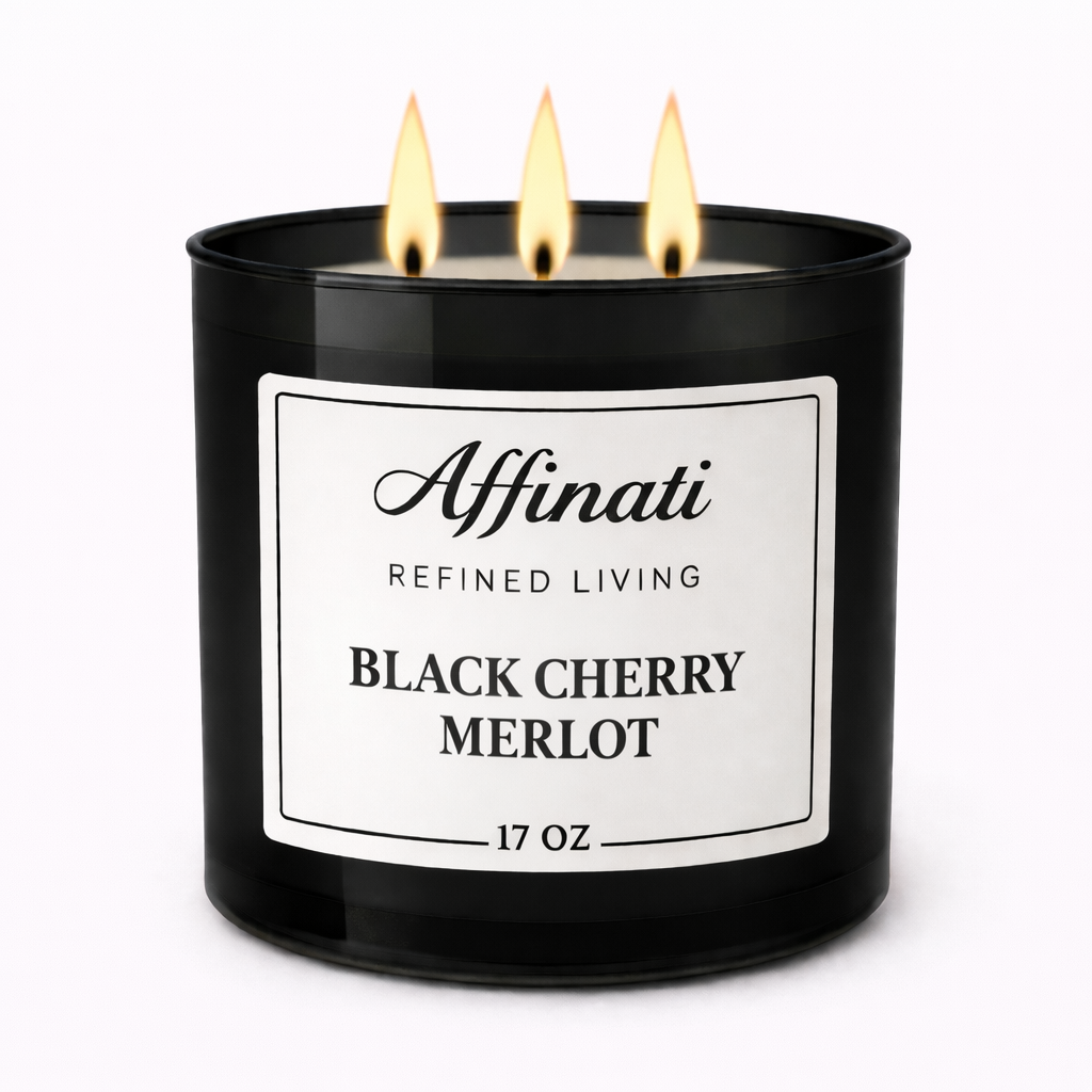 3-Wick Black Cherry Merlot Candle