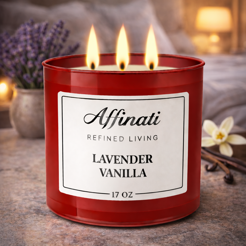 3-Wick Lavender Vanilla Candle