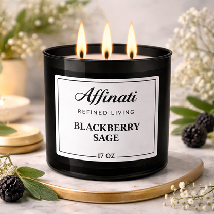 3-Wick Blackberry Sage Candle