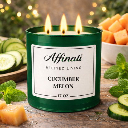 3-Wick Cucumber Melon Candle