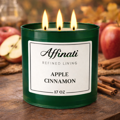 3-Wick Apple Cinnamon Candle