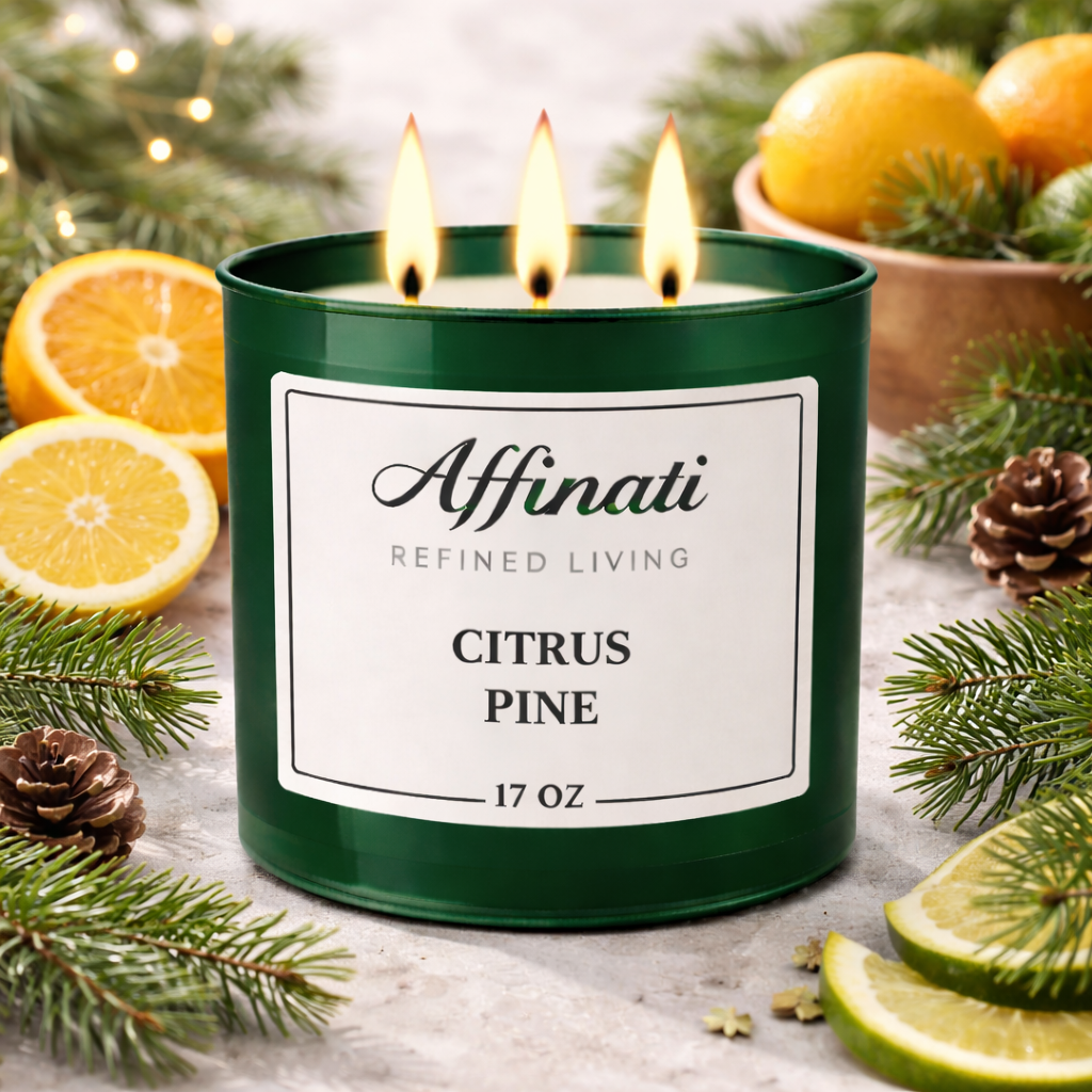 3-Wick Citrus Pine Candle