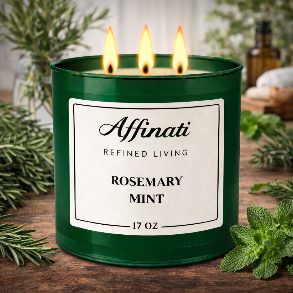 3-Wick Rosemary Mint Candle