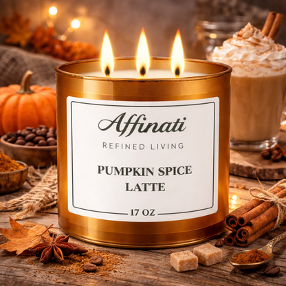 3-Wick Pumpkin Spice Latte Candle