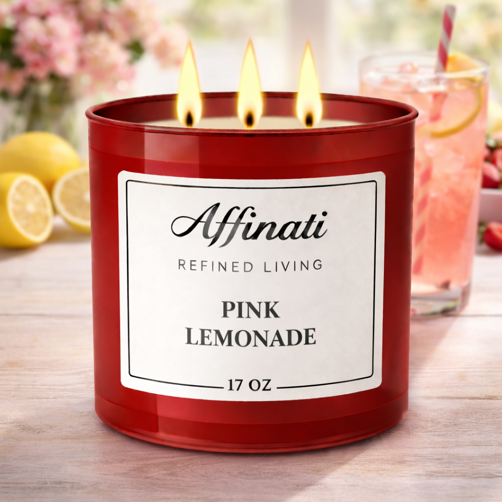 3-Wick Pink Lemonade Candle
