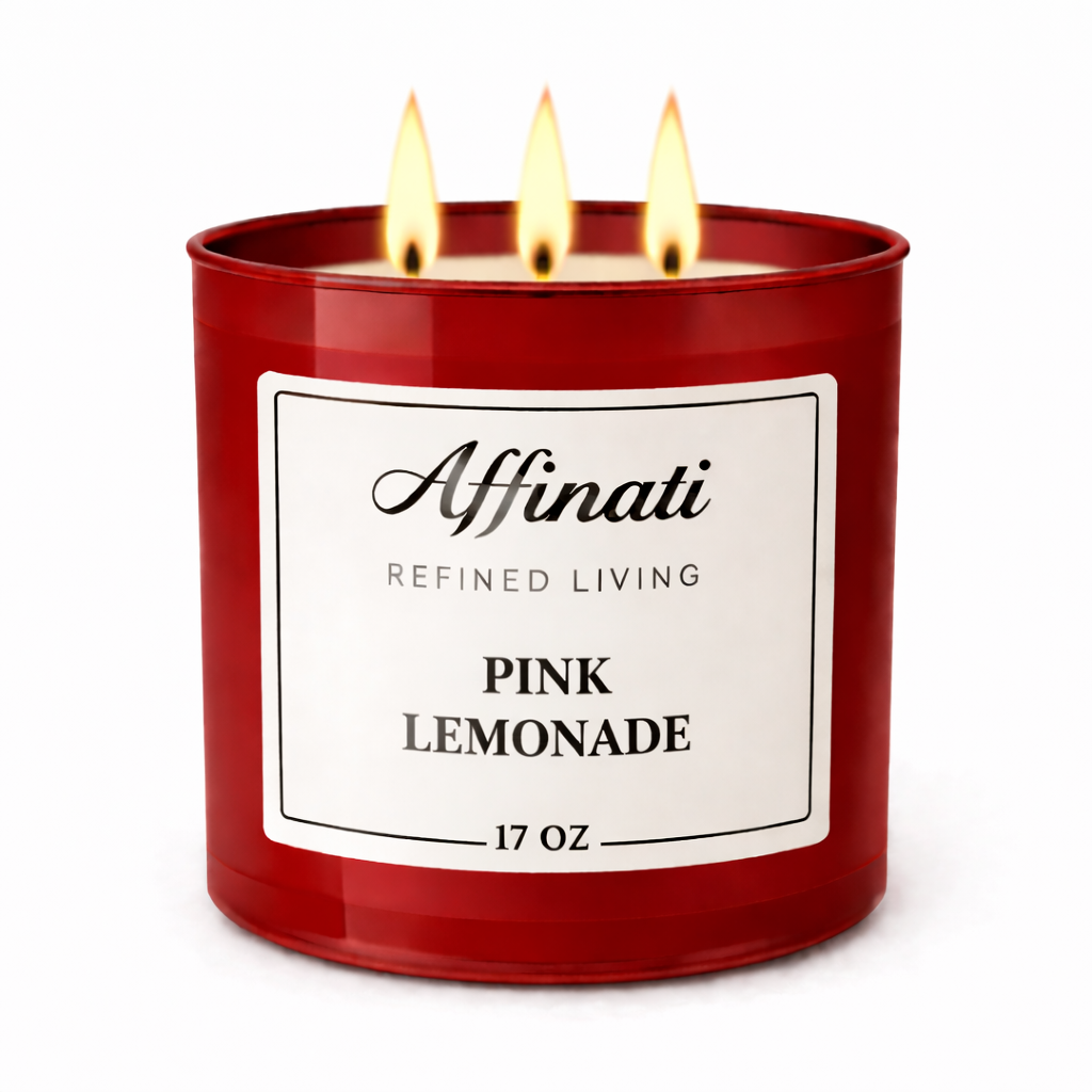 3-Wick Pink Lemonade Candle