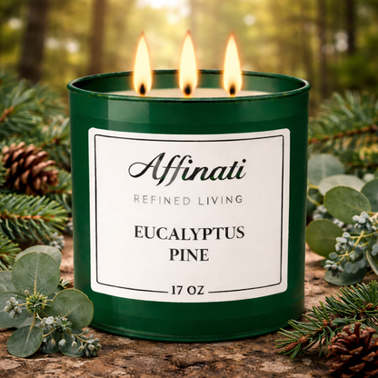 3-Wick Eucalyptus Pine Candle