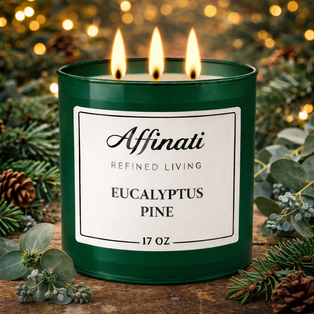 3-Wick Eucalyptus Pine Candle
