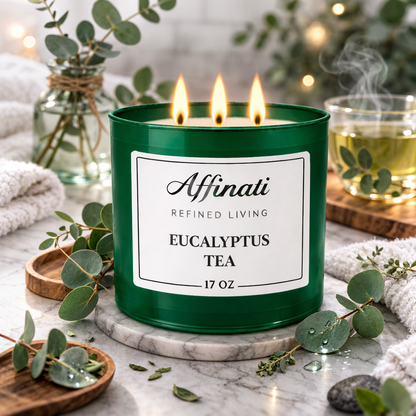 3-Wick Eucalyptus Tea Candle
