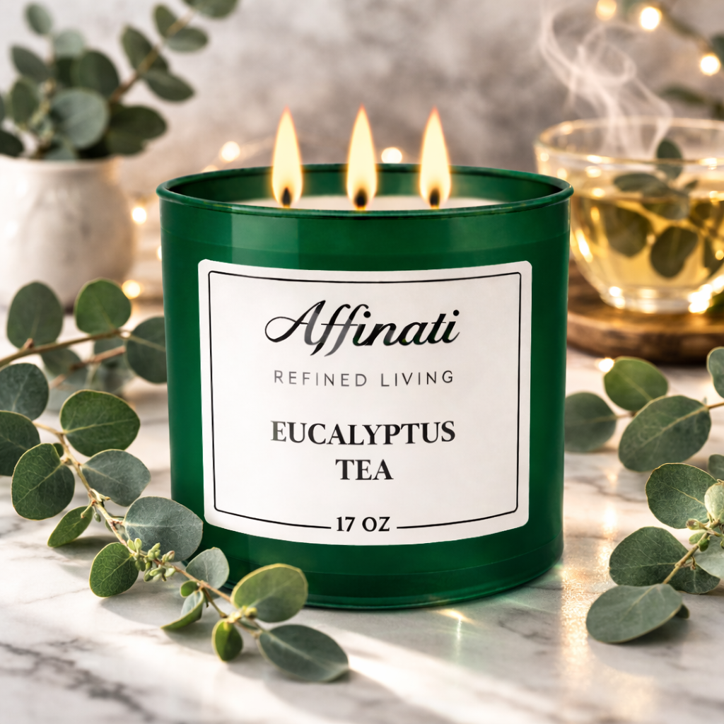 3-Wick Eucalyptus Tea Candle