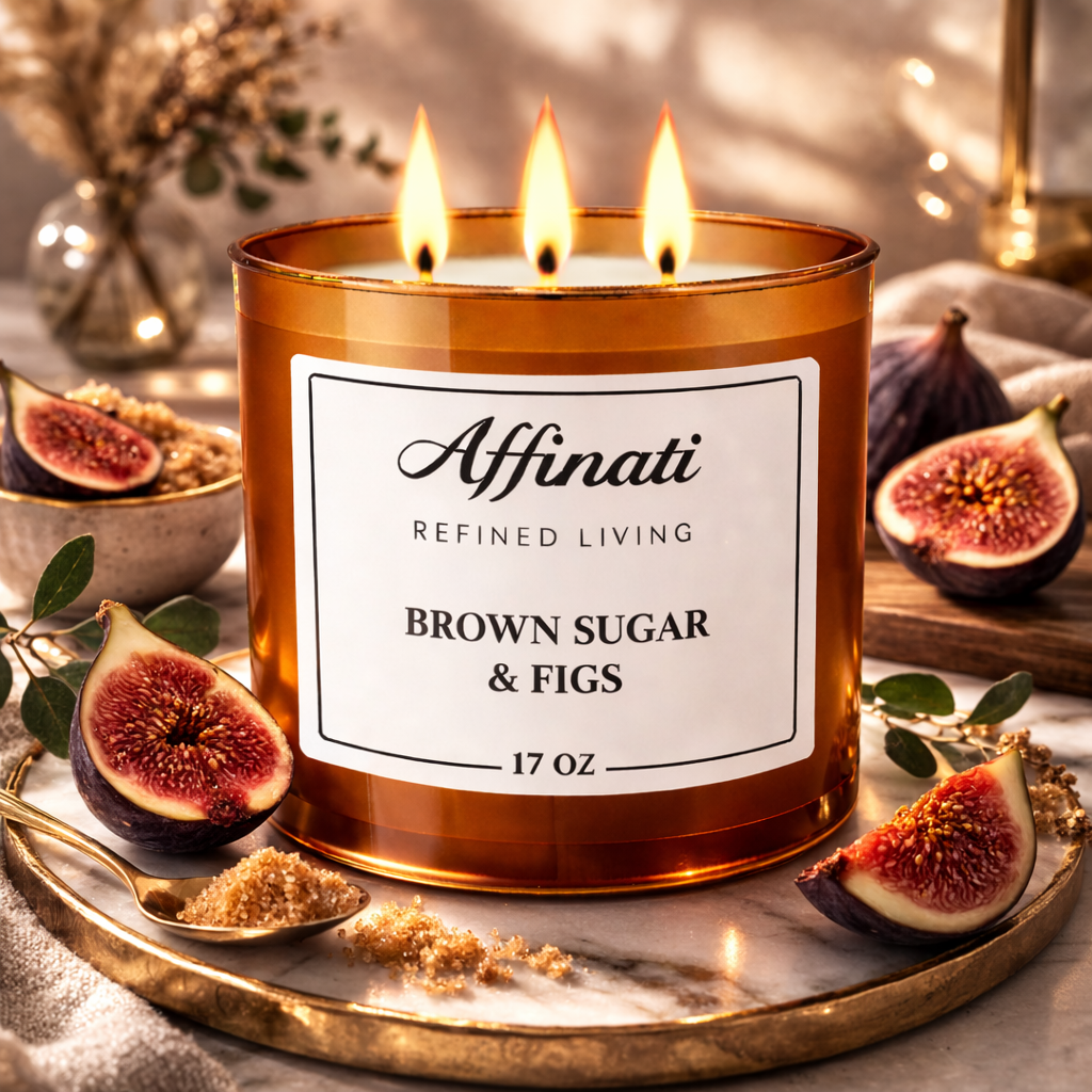 3-Wick Brown Sugar & Figs Candle