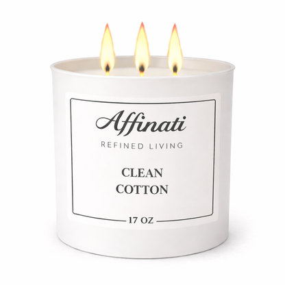 3-Wick Clean Cotton Candle