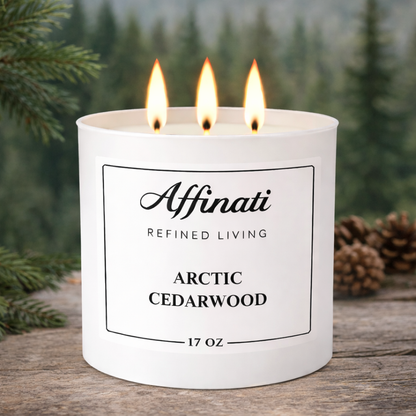 3-Wick Arctic Cedarwood Candle