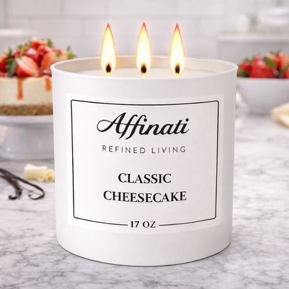 3-Wick Classic Cheesecake Candle