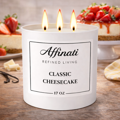 3-Wick Classic Cheesecake Candle