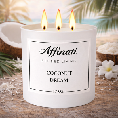 3-Wick Coconut Dream Candle