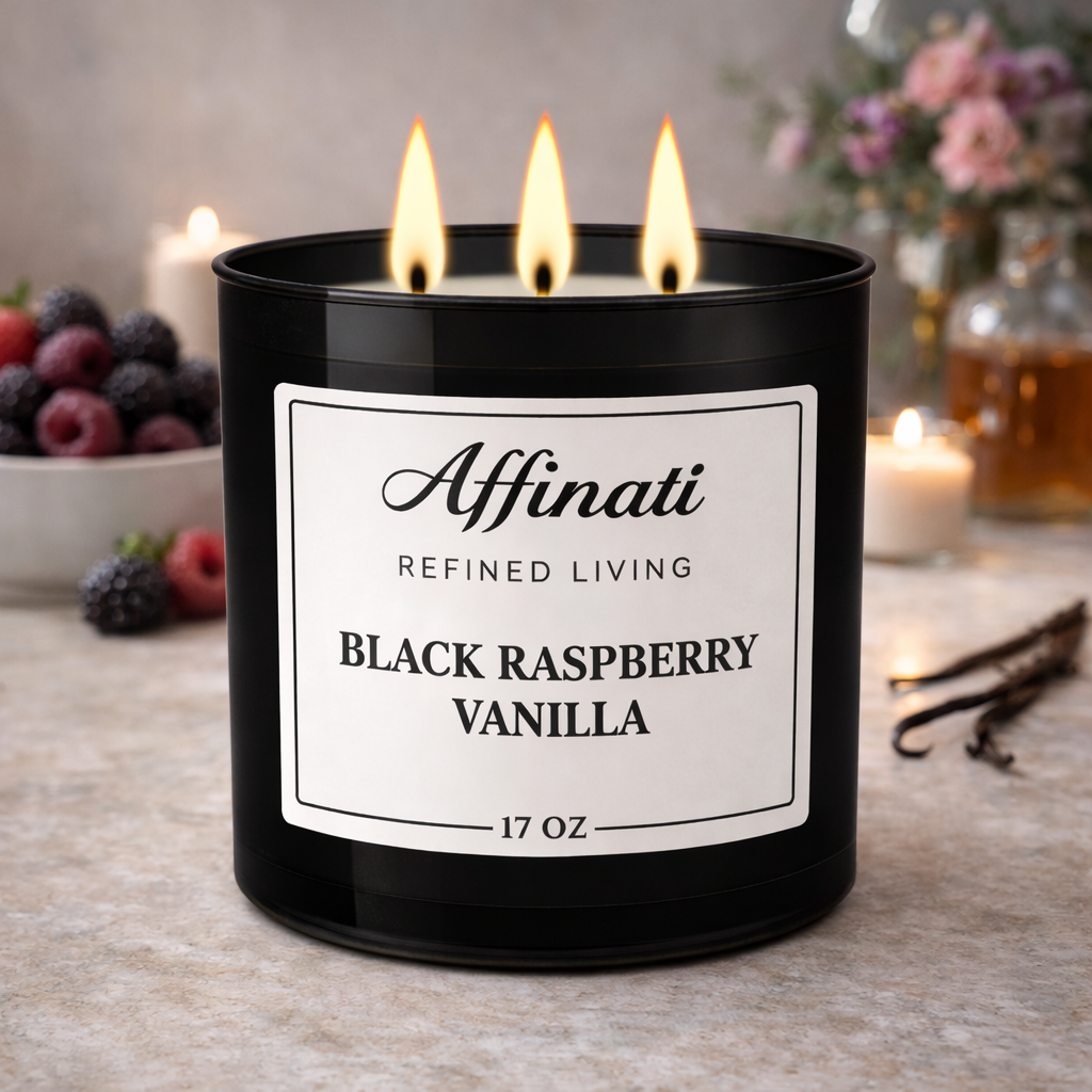 3-Wick Black Raspberry Vanilla Candle