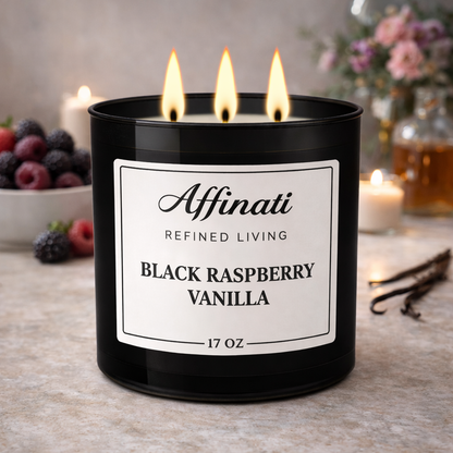 3-Wick Black Raspberry Vanilla Candle
