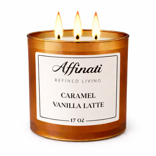 3-Wick Caramel Vanilla Latte Candle