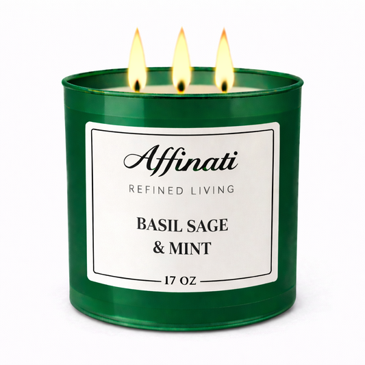 3-Wick Basil Sage & Mint Candle