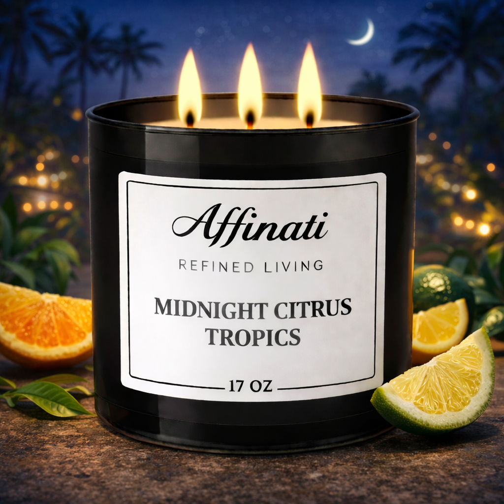 3-Wick Midnight Citrus Tropics Candle