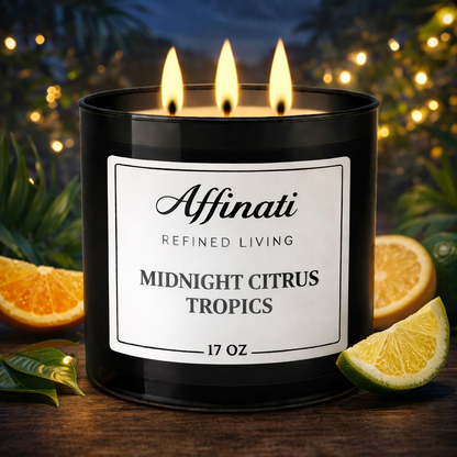 3-Wick Midnight Citrus Tropics Candle