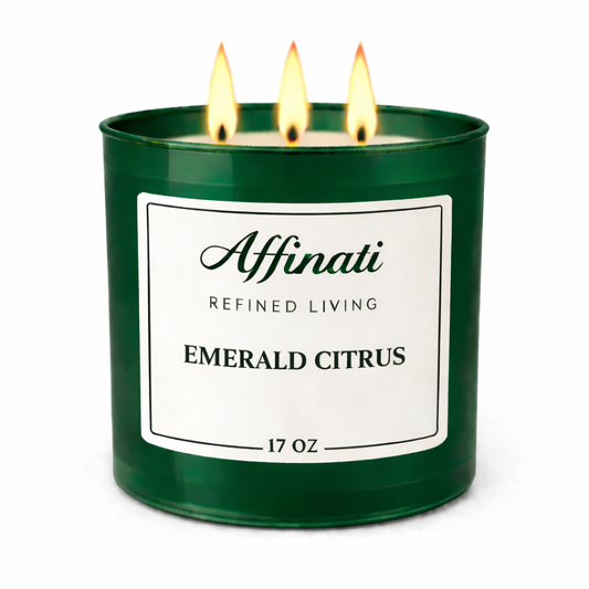 3-Wick Emerald Citrus Candle