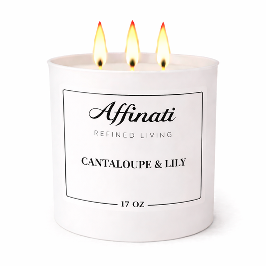 3-Wick Cantaloupe & Lily Candle