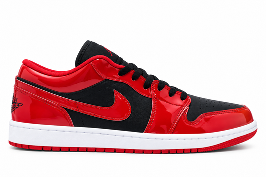 Air Jordan Retro 1 Low SE - Patent/Varsity Red/Black