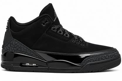 Air Jordan Mens Retro 3 'Black Cat (2025)'