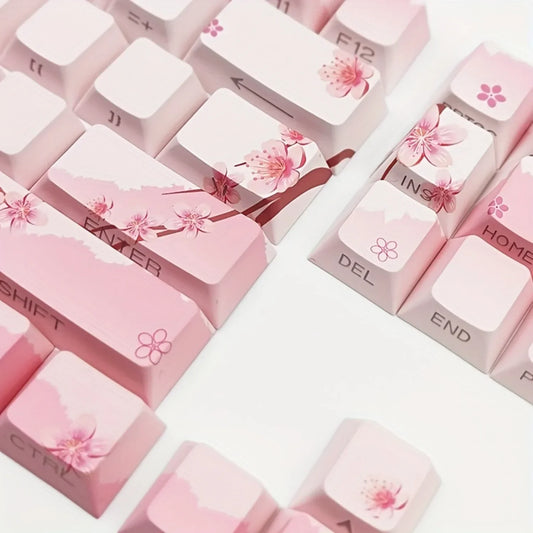 Cherry Blossom Keyboard Keycaps-