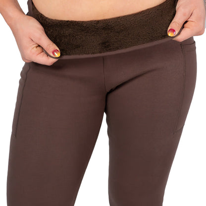Constantly Varied Gear Fleece Lined Leggings - Chocolate