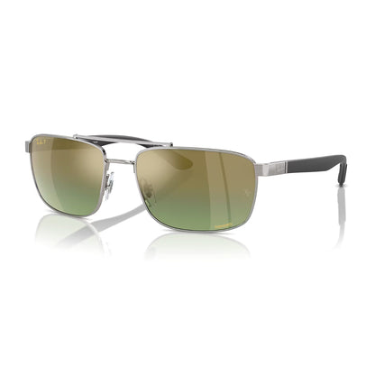 Gunmetal / Green-