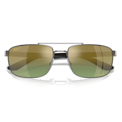 Gunmetal / Green-