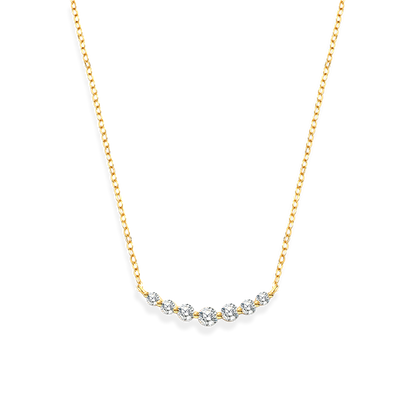 Mint & Lily Classic Arc Diamond Necklace