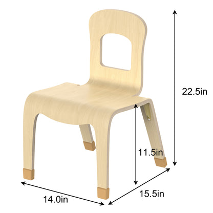 Pear Classroom Chair (2-Pack) – 12" Seat Height
