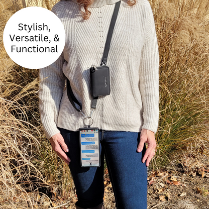 Clip & Go - Brushed Vegan Leather Strap