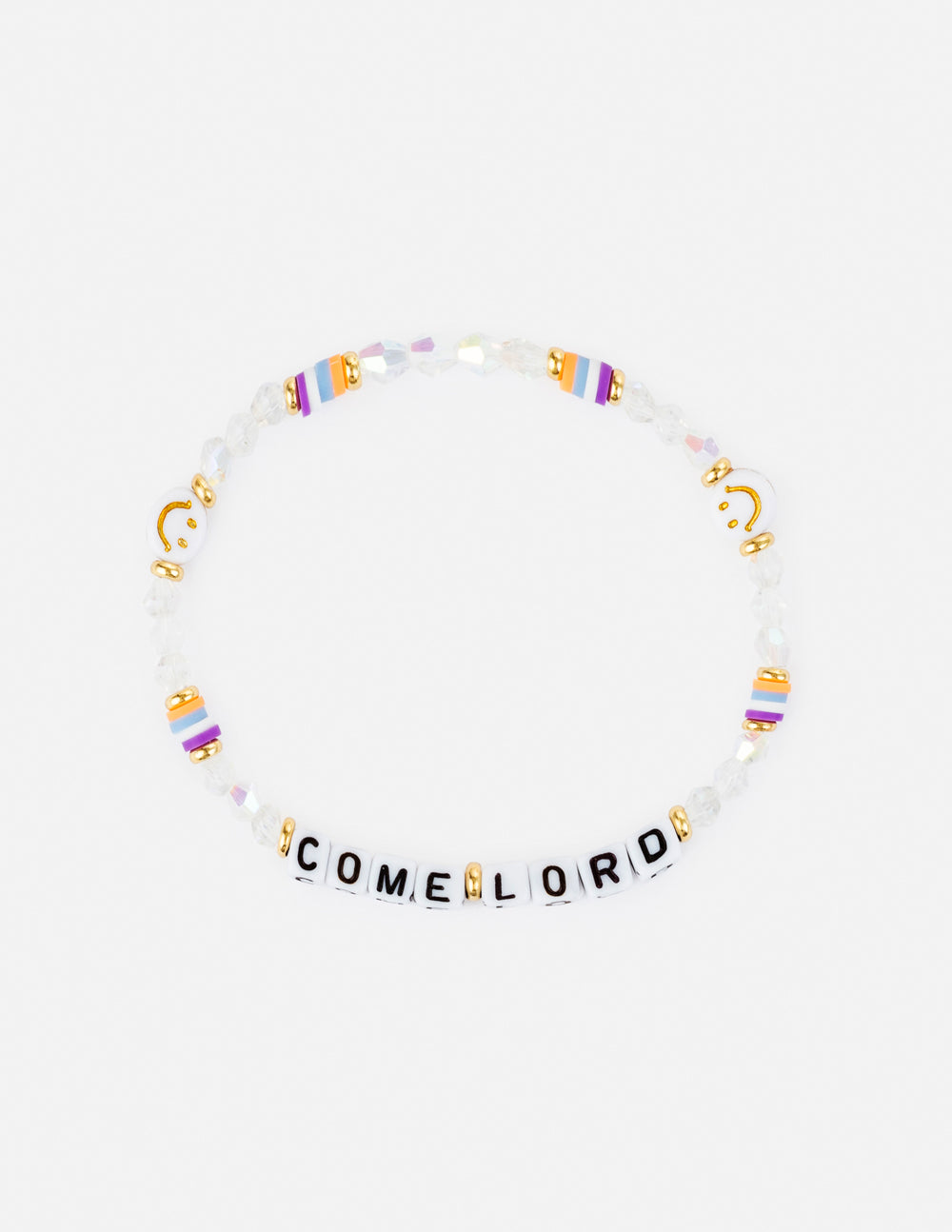Elevated Faith Come Lord Letter Bracelet