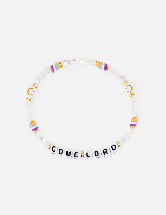 Elevated Faith Come Lord Letter Bracelet