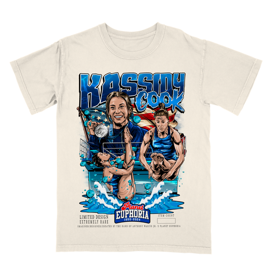 Kassidy Cook Shirt Planet Euphoria Olympian Limited Edition Graphic T-Shirt