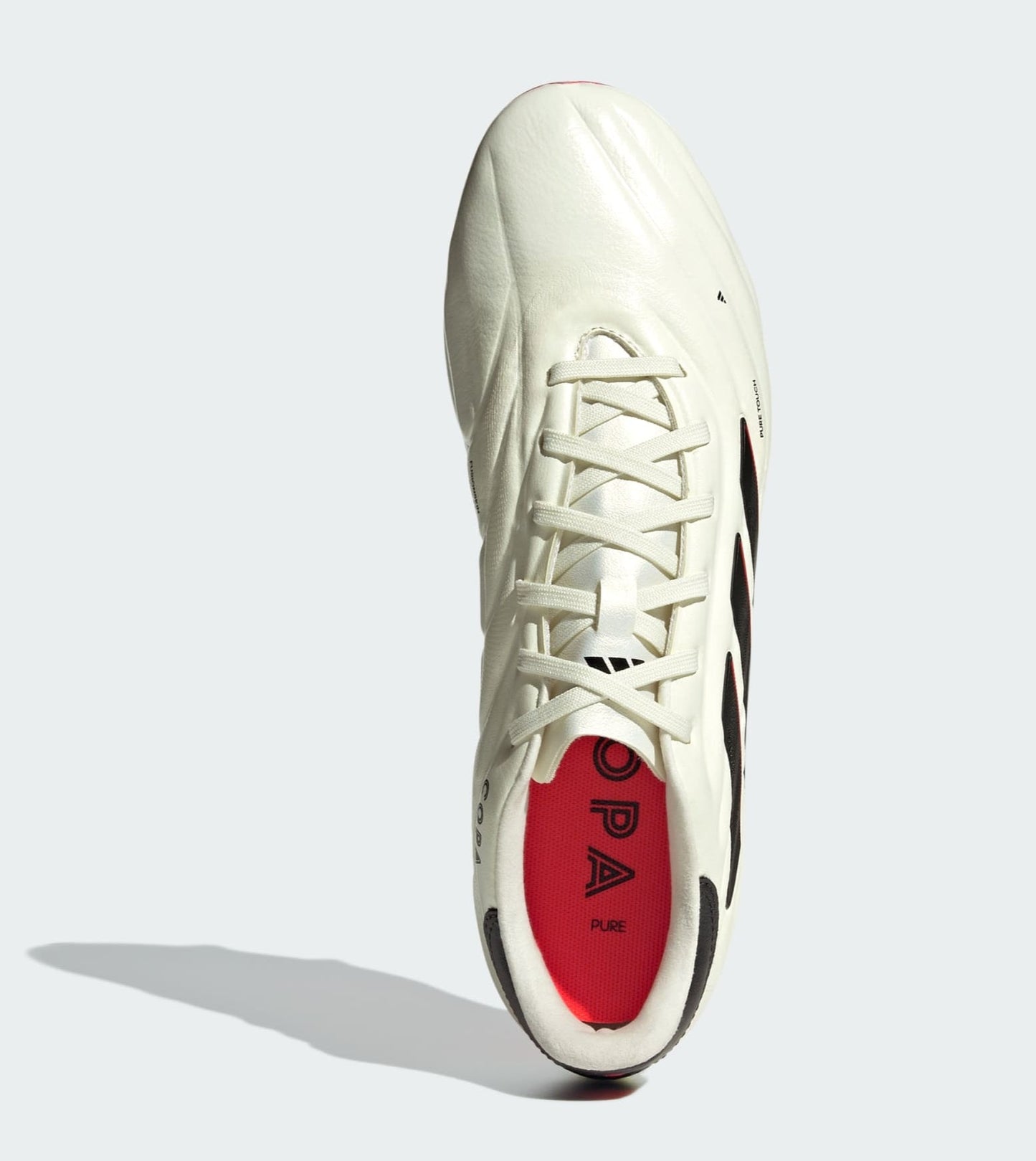 Men's adidas Copa Pure II Pro Fg 'Ivory Core Black Solar Red'