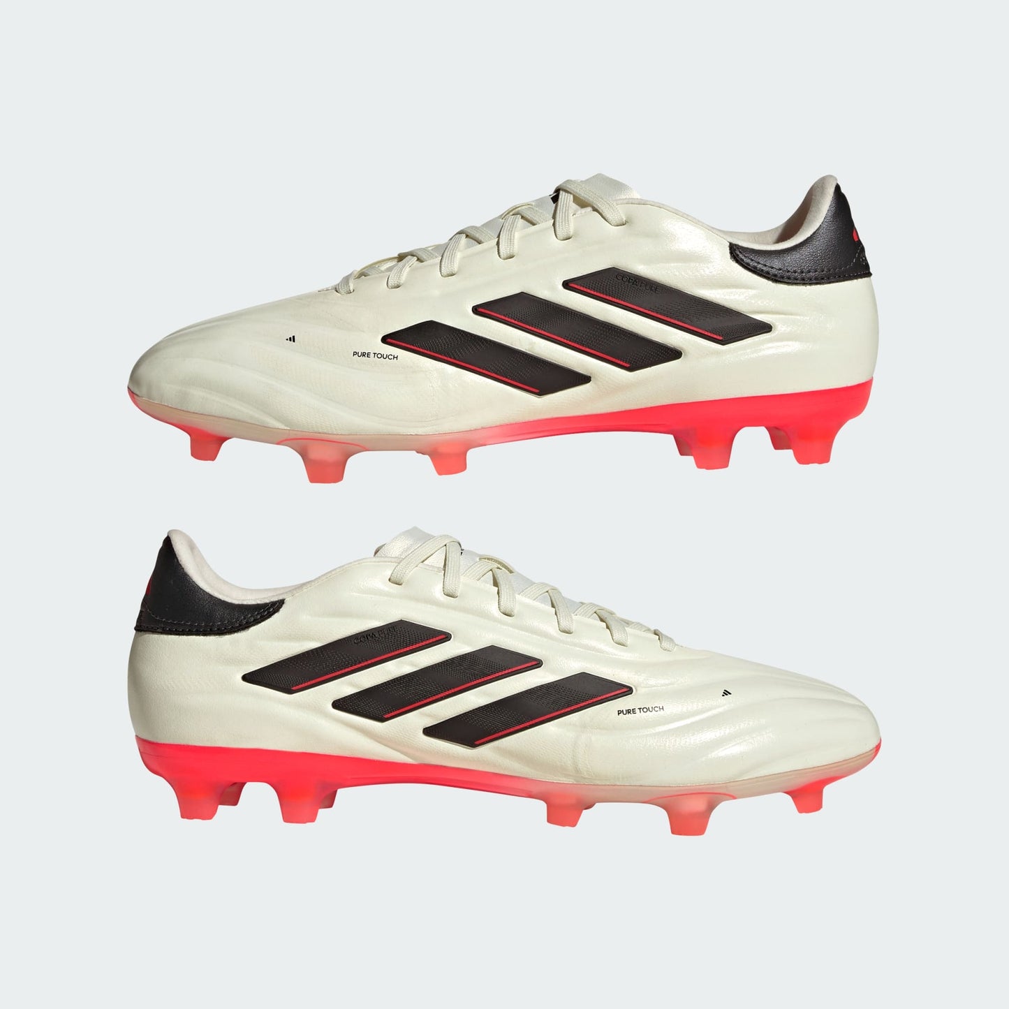 Men's adidas Copa Pure II Pro Fg 'Ivory Core Black Solar Red'