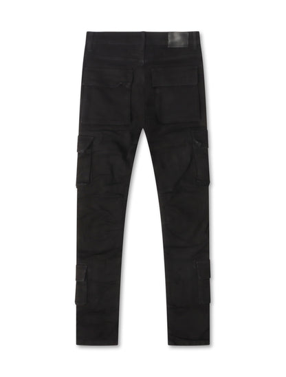 Valabasas Laddered Congo Skinny Jeans - Black