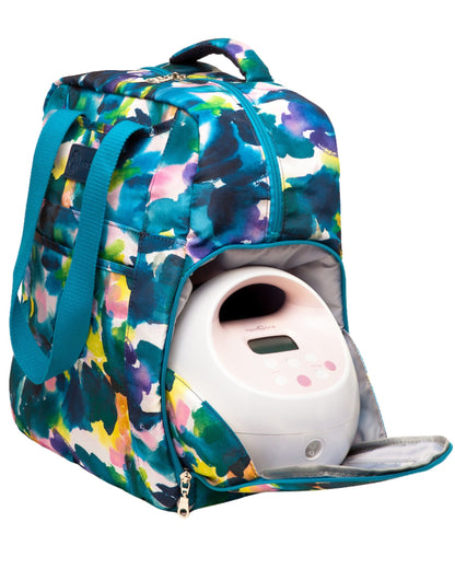 Sarah Wells Kelly Breast Pump Backpack & Tote  – Insulated Pocket, Laptop Sleeve & Easy-Clean Interior – Fits All Pumps for Moms